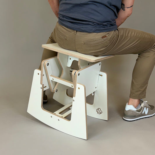 Office balance chair - White