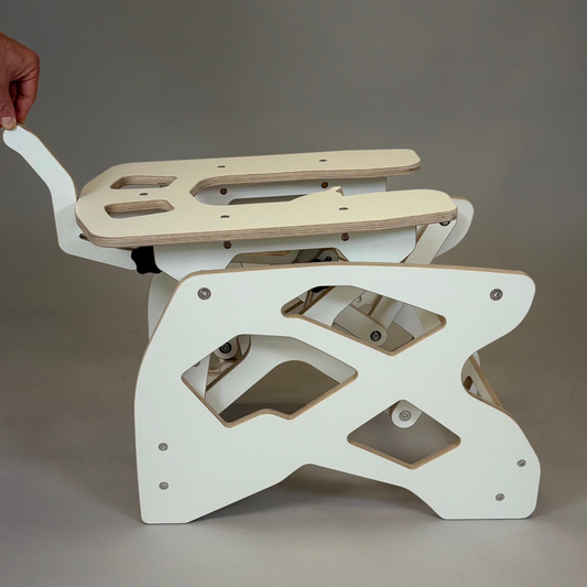 Rocking love chair - White