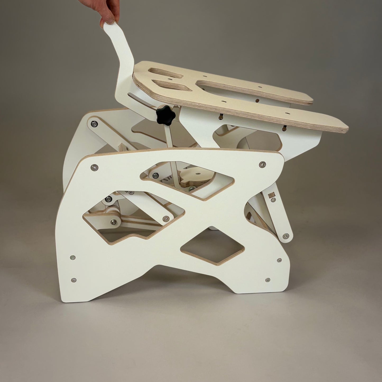 Rocking love chair - White