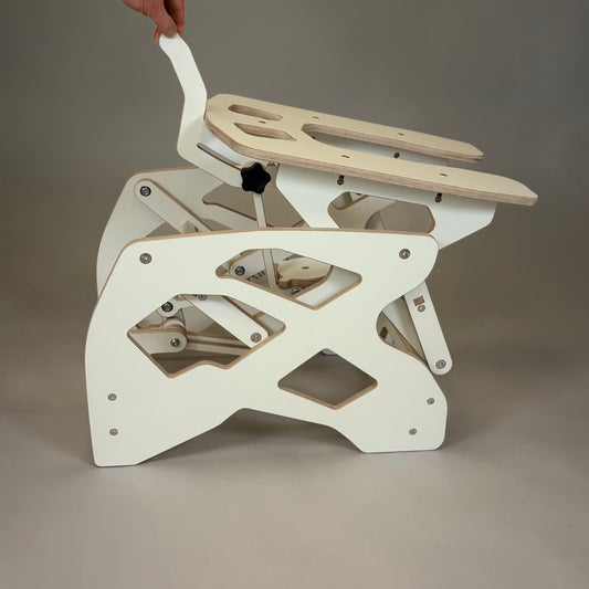 Rocking love chair - White