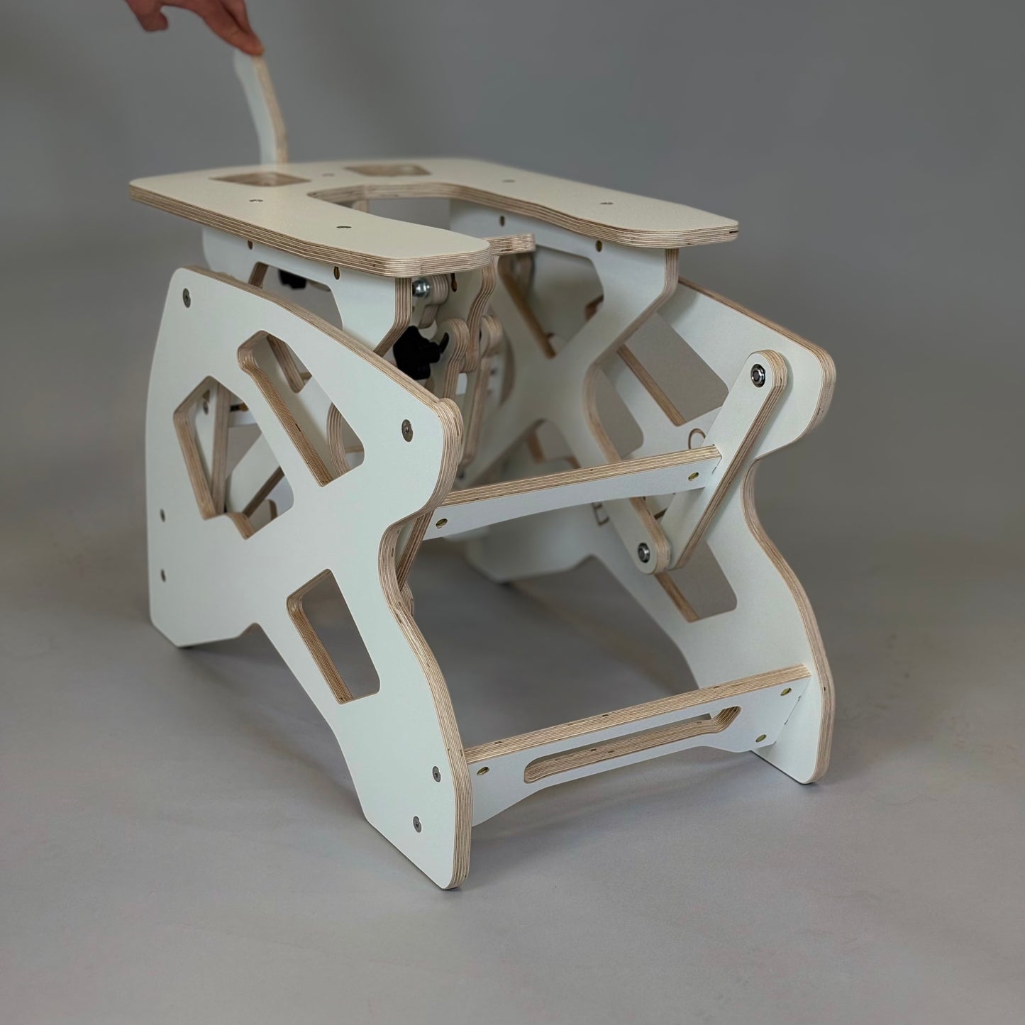 Rocking love chair - White