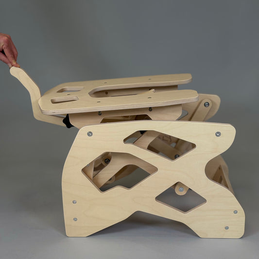 Rocking love chair - Wood