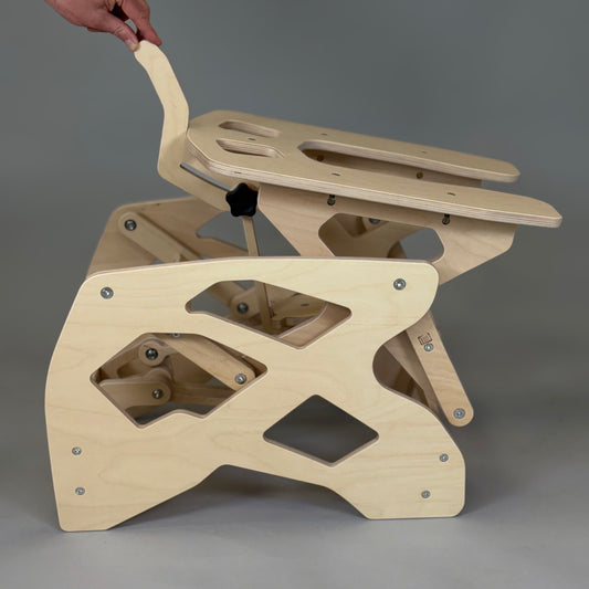 Rocking love chair - Wood