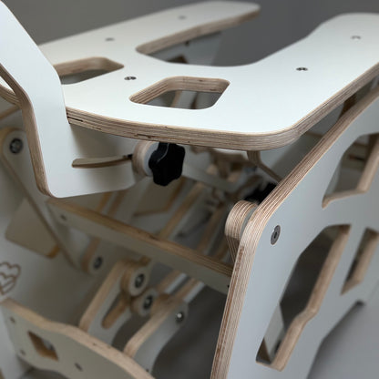 Rocking love chair - White